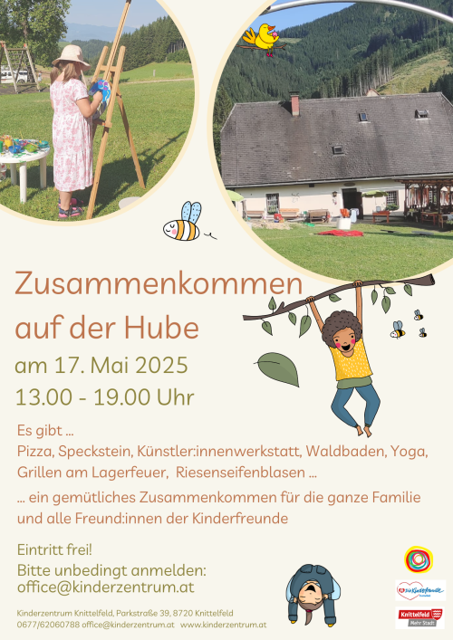 Zusammenkommen auf der Hube